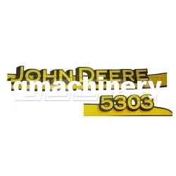 JD 5303 DECAL SET JOHN DEER JD5303