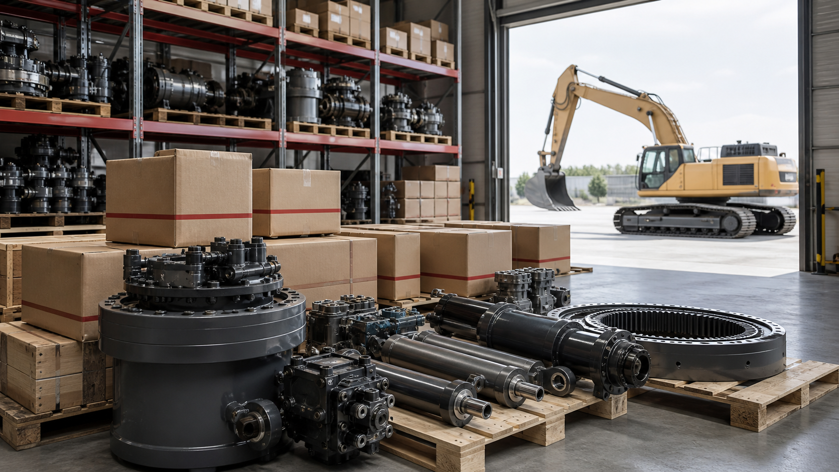 Новая партия аналоговых запчастей PM Parts для техники Liebherr на складе Юг Машинери